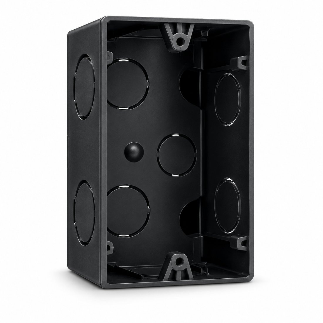 Caixa de luz PVC 4x2 preta