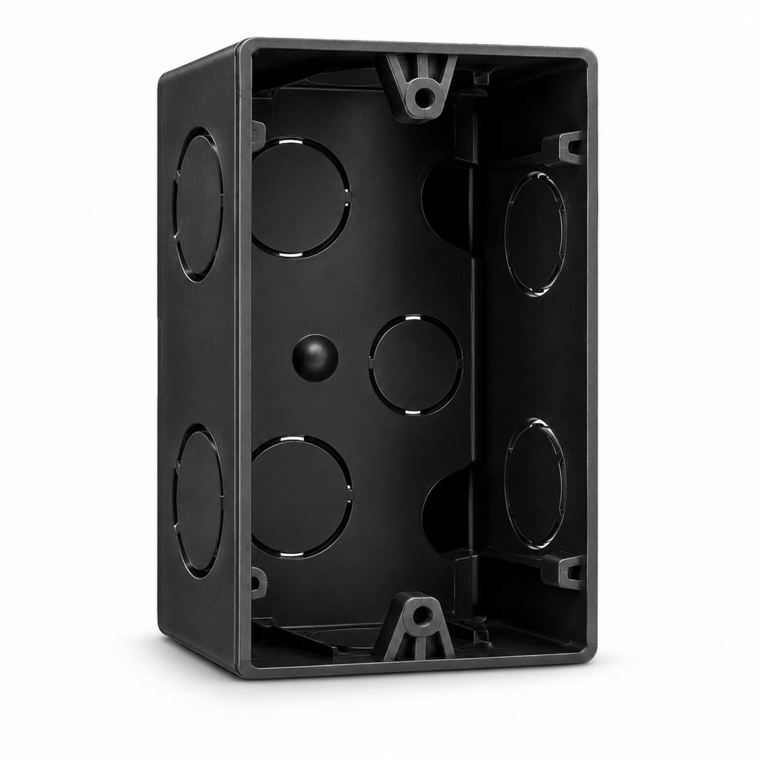 Caixa de luz PVC 4x4 preta