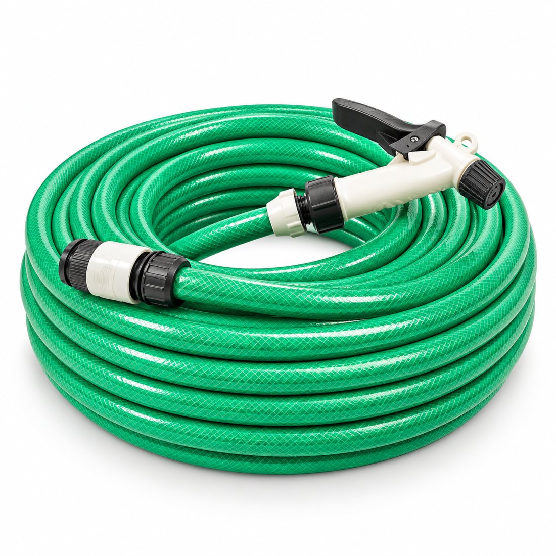 Conjunto mangueira Jardim Forte Plastic 10 m com esguicho