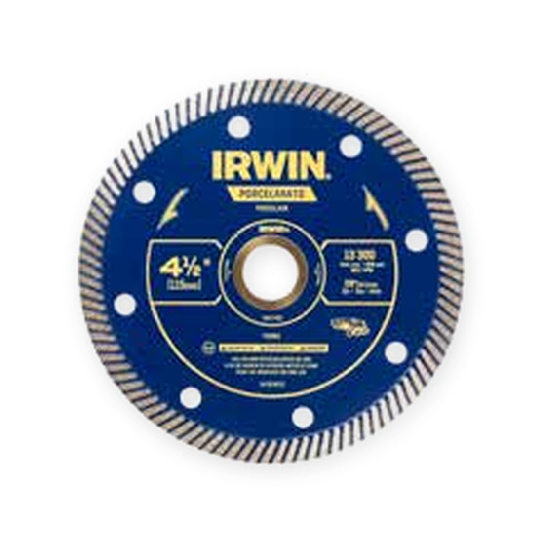 Disco diamantado Irwin para porcelanato