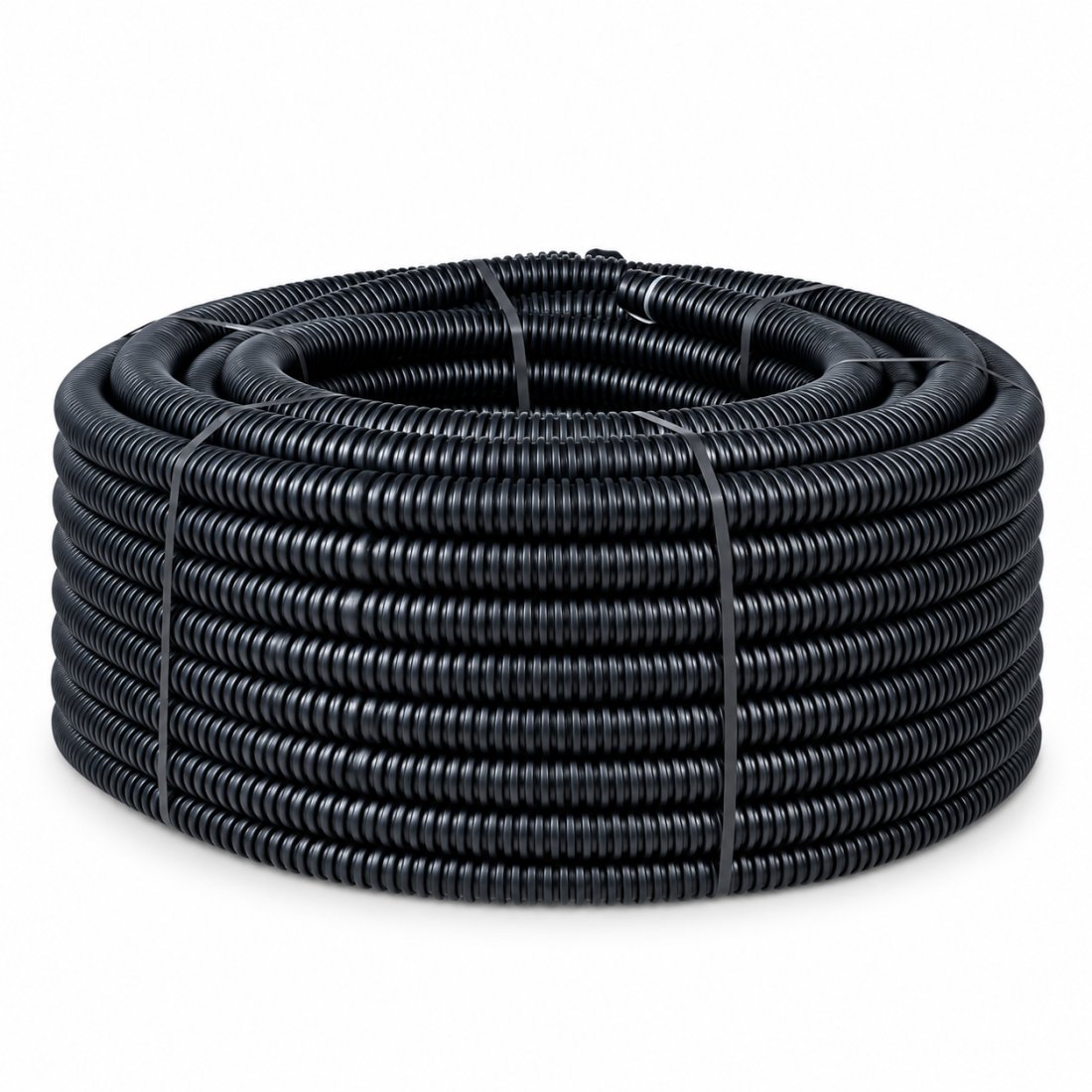 Tubo dreno corrugado PEAD preto 2.1/2 pol. 25 m